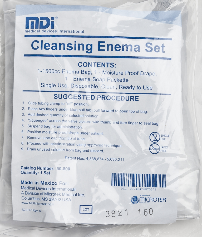 Enema Bag Cleansing Set